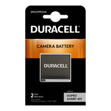 Aku Duracell GoPro Hero 4 AHDBT-401, must/hõbe