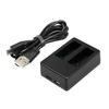 Topelt USB laadija Extra Digital SPCC1B, must