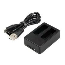 Topelt USB laadija Extra Digital SPCC1B, must