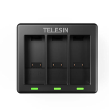 Telesin 3-pesaga laadija GoPro Hero 9/10/11/12 GP-BCG-902