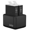GoPro Dual akulaadija + 2x Enduro aku HERO9/10/11/12 ADDBD-211-EU, must