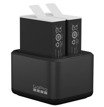GoPro Dual akulaadija + 2x Enduro aku HERO9/10/11/12 ADDBD-211-EU, must