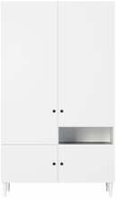 Riidekapp Eltap Dullum 120, 60 x 120 x 205 cm, valge