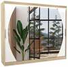 Riidekapp Adrk Furniture Cambe 250, 58 x 250 x 215 cm, LED valgustusega ja peegliga, valge/beež