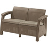 Aiadiivan Keter Corfu Love Seat, 2-kohaline, beež