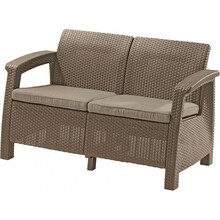 Aiadiivan Keter Corfu Love Seat, 2-kohaline, beež