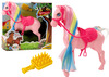 Figur Loomake Lean Toys hobune roosa sadula ja harjaga
