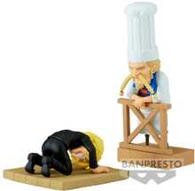 Figuriiin Banpresto One Piece WCF Log Series Sanji & Zeff, 8 cm