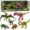 Figurite komplekt Lean Toys dinosaurused, 6 tk
