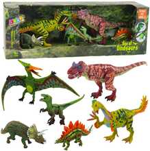 Figurite komplekt Lean Toys dinosaurused, 6 tk