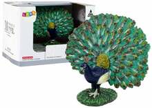 Kuningliku paabulinnu figuur Lean Toys Animal Series Royal Peacock 12349, 10 cm