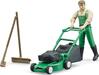 Mängufiguur Bruder Gardener with lawn mower, 62103