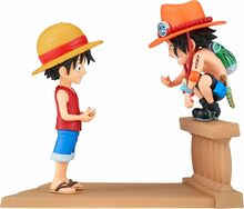 Figuriiin Banpresto One Piece Monkey D. Luffy ja Portgas D. Ace, BP89475P, 8 cm