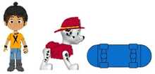 Kujukeste komplekt Spin Master Paw Patrol Hero Pup Core Marshall & Daring Danny, 6070747, 3 tk