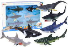 Figuurid Lean Toys Vehicles mereelukad Friction Drive, 6 tk