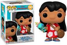 Vinüülfiguur Funko POP Disney Lilo & Stitch Lilo (w/ Scrump), 1043, 9 cm