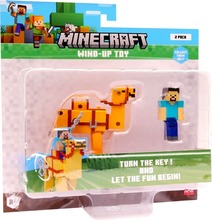 Keeratav mänguasi P-M-I Kids World Minecraft S2 3D Steve & Kaamel