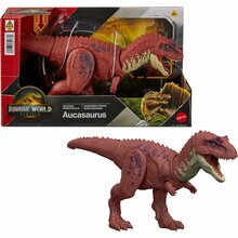 Mängukujuke Mattel Jurassic World Wild Roar Aucasaurus JGB88, 32,5 cm