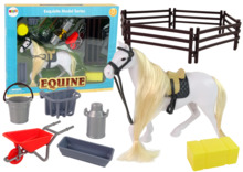 Figuuride komplekt Lean Toys hobusekasvandus tarvikutega
