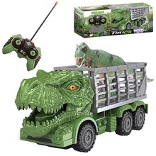 Kaugjuhitav auto Woopie RC dinosaurus roheline + figuur
