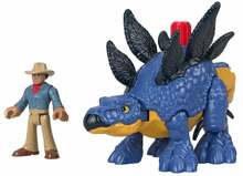 Komplekt Mattel Jurassic World Imaginext Dominion Stegosaurus Dinosaur & Dr. Grant GVV64