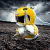 Kogumispart Tubbz Numskull Power Rangers Yellow Ranger, First Edition, 9 cm