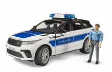 Mänguauto Bruder Range Rover Velar politsei maastur koos figuuriga, 02890