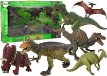 Dinosauruste figuuride komplekt Lean Cars, 6 tk