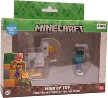 Üleskeeratav mänguasi P.M.I. Kids World Minecraft S2 3D Wind-Up Toy Chicken & Jockey