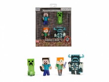 Metallist figuurid Jada Toys Minecraft, 6,5 cm, 4 tk