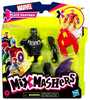 Tegelusfiguur Hasbro Mix Mashers Marvel Black Panther F9268, 12 cm, must