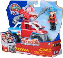 Mänguauto Spin Master Paw Patrol Fire Rescue Ryder, 6073897, punane
