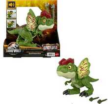 Mängukujuke Mattel Jurassic World Dilophosaurus HNT66, roheline, 20 cm