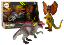 Figurite komplekt Lean Toys dinosaurus Spinosaurus ja Dilophosaurus