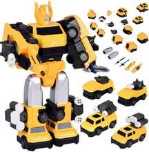 Tegevusfiguur Jokomisiada Magnetic Transformer Robot Toy ZA6009 kollane
