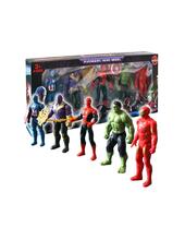 Kättemaksjate kangelaste figuurid Malplay Avengers Spiderman, Hulk, Iron Man, Thanos