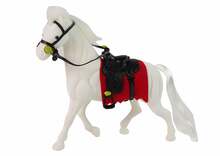 Mängufiguur Lean Toys hobune, 17 cm, valge
