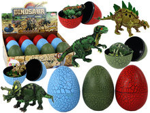Figuriiin Lean Toys dinosauruse muna, 9 cm, 3 värvi