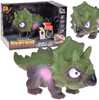 Interaktiivne kummist figuur Jokomisiada Triceratops ZA5726, 24 cm, roheline