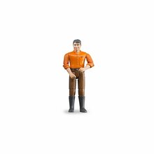 Figur Bruder mees pruunide teksadega, 60007