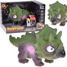 Interaktiivne kummist figuur Jokomisiada Triceratops ZA5726, 24 cm, roheline