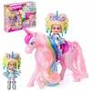 Kujukeste komplekt Magic Box Kookyloos Rainbow Unicorn, 20 cm, 2 tk, roosa