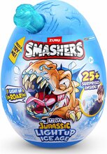 Komplekt Smashers Dino Ice Age Mega Muna helendava dinosaurusega