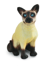 Mängukujuke Collecta Siamese Cat istuv, 88331, pruun