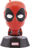 Lambike Paladone Deadpool Icon Light BDP, must/punane