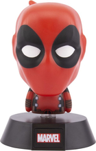 Lambike Paladone Deadpool Icon Light BDP, must/punane