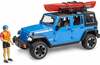 Mänguauto Bruder Jeep Wrangler Rubicon Unlimited, 02529, sinine, 1:16