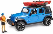 Mänguauto Bruder Jeep Wrangler Rubicon Unlimited, 02529, sinine, 1:16