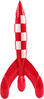 Kuu raketi kuju Tintin, 30 cm