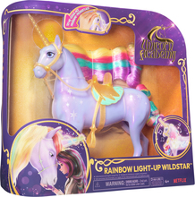 Mängufiguur Spin Master Unicorn Academy Rainbow Light Up Wildstar, 28 cm, lilla